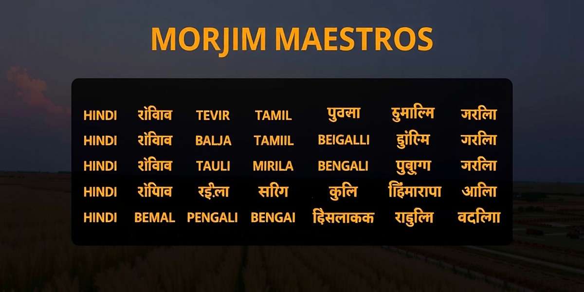 Morjim Maestros Language Support Morjim Maestros language selection screen showing various Indian languages including Hindi, Tamil, Bengali and more